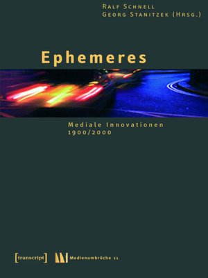 cover image of Ephemeres